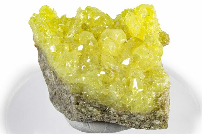 Bright-Yellow Sulfur Crystals - Bolivia #305250